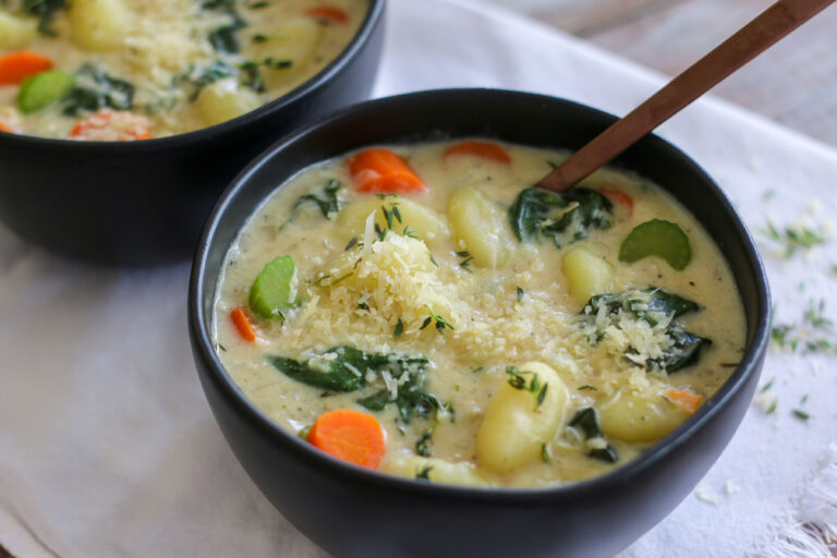 Creamy Cauliflower Gnocchi Soup