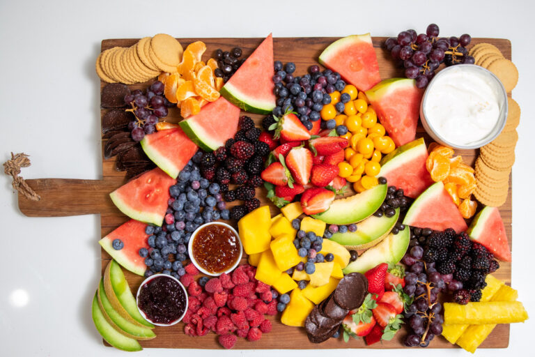 Fruit Board with Yogurt Dip