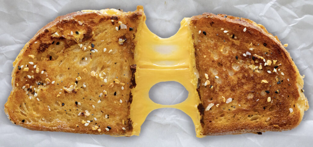 Grilled Cheese with Chipotle Butter