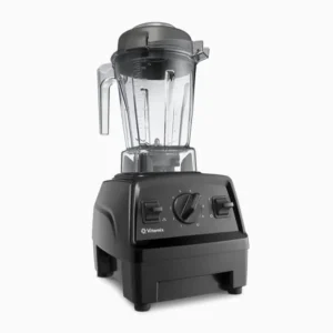 A blender is shown with the lid open.
