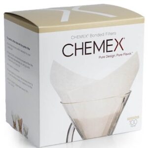 A box of chemex coffee filters