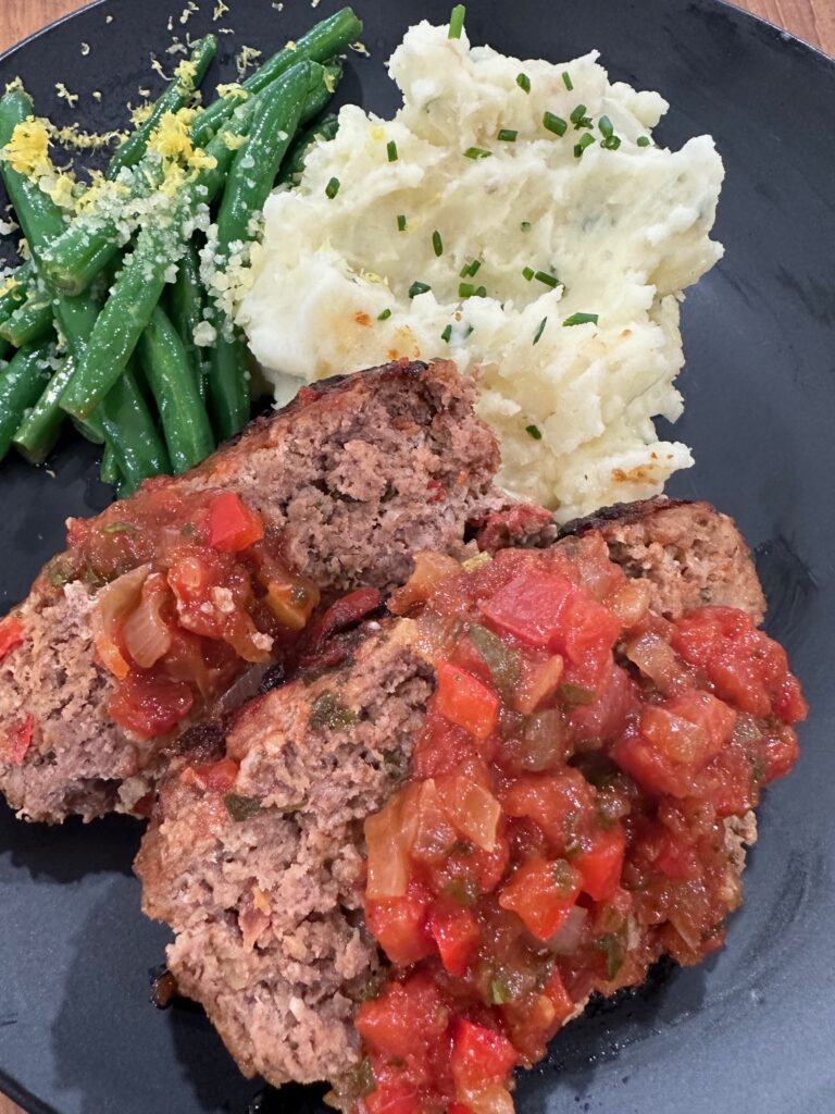 Meatloaf with Tomato Relish